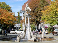 Martin Walser Brunnen in Überlingen