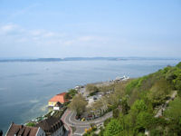 Blick Meersburg Konstanz