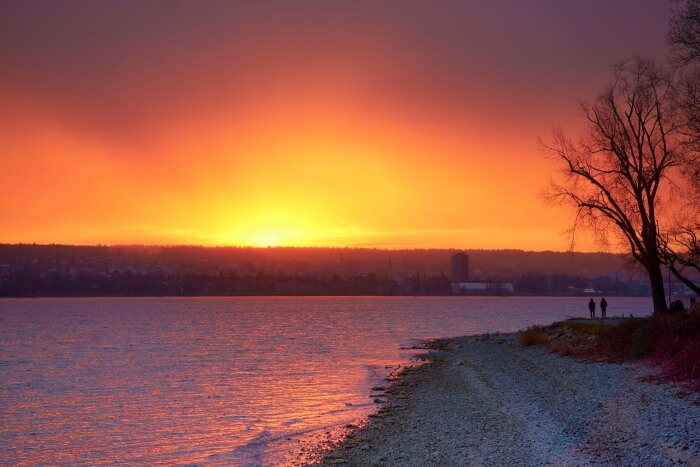 Bodensee Sonnenuntergang