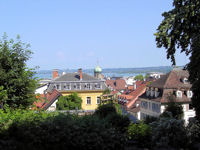 Ausblick von der Oberstadt auf die Unterstadt